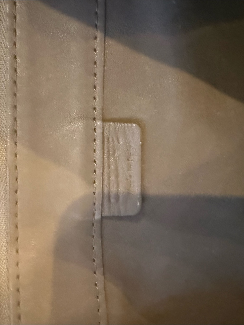 Auth CELINE Horizontal Bicolor Cabas Leather Tote Bag in Tan & Black - Picture 10 of 14
